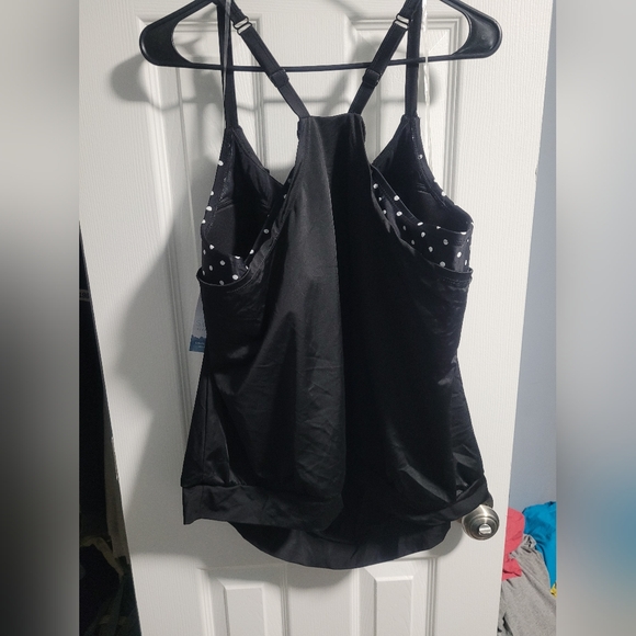 Cacique Blouson Tankini Top NWT - Picture 2 of 6